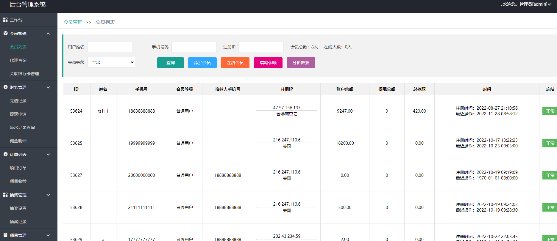 图片[8]-海外石油投资理财系统/原油投资理财源码/3级佣金/代理后台团队查询-凡客源码