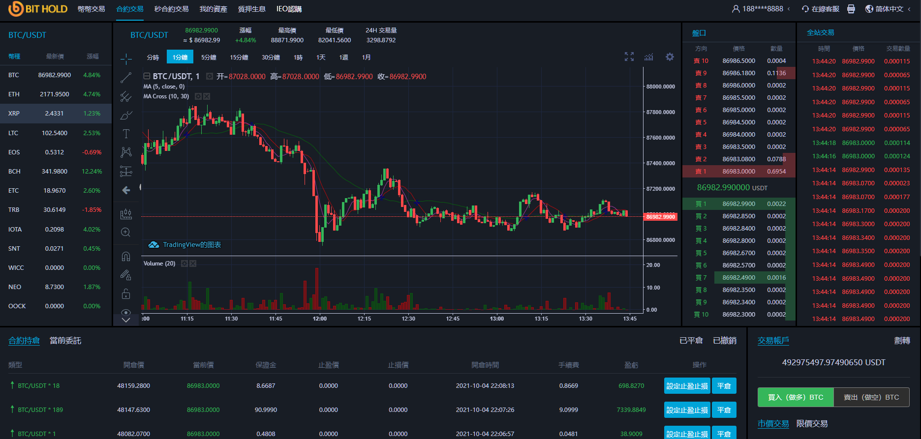 图片[11]-多语言交易所/后台预生成K线/质押生息/IEO认购/币币合约交易/杠杆-凡客源码